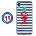 TPU0Y72019POISSON - Coque souple pour Huawei Y7 (2019) avec impression Motifs squelette poisson