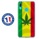 TPU0Y72019RASTA - Coque souple pour Huawei Y7 (2019) avec impression Motifs rasta