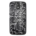 TPU1DES526ARABESQUENOIR - Coque souple pour HTC Desire 526 avec impression Motifs arabesque noir