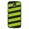 TPU1DES526BANDESVERTES - Coque souple pour HTC Desire 526 avec impression Motifs bandes vertes