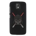 TPU1DES526DARKVA - Coque souple pour HTC Desire 526 avec impression Motifs Dark et sabres lasers