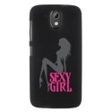 TPU1DES526SEXYGIRL - Coque souple pour HTC Desire 526 avec impression Motifs Sexy Girl