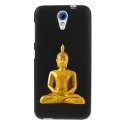 TPU1DES620BOUDDHAOR - Coque souple pour HTC Desire 620 avec impression Motifs bouddha or