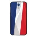 TPU1DES620DRAPFRANCE - Coque souple pour HTC Desire 620 avec impression Motifs drapeau de la France