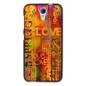 TPU1DES620LOVESPRING - Coque souple pour HTC Desire 620 avec impression Motifs Love Spring