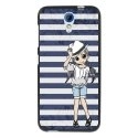 TPU1DES620MANGAMARINE - Coque souple pour HTC Desire 620 avec impression Motifs manga fille marin