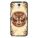 TPU1DES620MASQUEAFRICAIN - Coque souple pour HTC Desire 620 avec impression Motifs masque africain