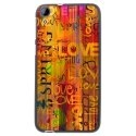 TPU1DES820LOVESPRING - Coque Souple en gel noir pour HTC Desire 820 avec impression Motifs Love Spring