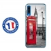 TPU0A50CABINEUK - Coque souple pour Samsung Galaxy A50 avec impression Motifs cabine téléphonique UK rouge