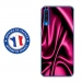 TPU0A50SOIEROSE - Coque souple pour Samsung Galaxy A50 avec impression Motifs soie drapée rose