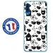 TPU0GALA70LOVE3 - Coque souple pour Samsung Galaxy A70 avec impression Motifs Love coeur 3