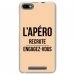 TPU0LENNY3APEROBEIGE - Coque souple pour Wiko Lenny 3 avec impression Motifs l'apéro recrute beige