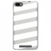 TPU0LENNY3BANDESBLANCHES - Coque souple pour Wiko Lenny 3 avec impression Motifs bandes blanches