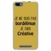 TPU0LENNY3BORDELIQUEOR - Coque souple pour Wiko Lenny 3 avec impression Motifs Je ne suis pas bordélique or