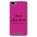 TPU0LENNY3CHIANTEFUSHIA - Coque souple pour Wiko Lenny 3 avec impression Motifs Avant, j'étais chiante fushia