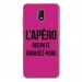 TPU0LENNY5APEROFUSHIA - Coque souple pour Wiko Lenny 5 avec impression Motifs l'apéro recrute fushia