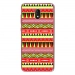 TPU0LENNY5AZTEQUEJAUROU - Coque souple pour Wiko Lenny 5 avec impression Motifs aztèque jaune et rouge