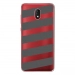 TPU0LENNY5BANDESGRISES - Coque souple pour Wiko Lenny 5 avec impression Motifs bandes grises