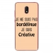 TPU0LENNY5BORDELIQUEBEIGE - Coque souple pour Wiko Lenny 5 avec impression Motifs Je ne suis pas bordélique beige