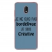 TPU0LENNY5BORDELIQUEBLEU - Coque souple pour Wiko Lenny 5 avec impression Motifs Je ne suis pas bordélique bleu