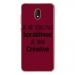 TPU0LENNY5BORDELIQUEBORDEA - Coque souple pour Wiko Lenny 5 avec impression Motifs Je ne suis pas bordélique bordeau