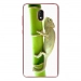 TPU0LENNY5CAMELEON - Coque souple pour Wiko Lenny 5 avec impression Motifs caméleon sur un bamboo