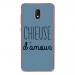 TPU0LENNY5CHIEUSEBLEU - Coque souple pour Wiko Lenny 5 avec impression Motifs Chieuse d'Amour bleu