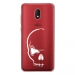 TPU0LENNY5CRANE - Coque souple pour Wiko Lenny 5 avec impression Motifs crâne blanc