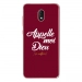 TPU0LENNY5DIEUBORDEAU - Coque souple pour Wiko Lenny 5 avec impression Motifs Appelle moi Dieu bordeau