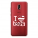 TPU0LENNY5DRAPBREIZH - Coque souple pour Wiko Lenny 5 avec impression Motifs drapeau Breton I Love Breizh