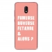 TPU0LENNY5FUMEUSEROSE - Coque souple pour Wiko Lenny 5 avec impression Motifs fumeuse et alors rose