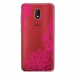 TPU0LENNY5LACEFUSHIA - Coque souple pour Wiko Lenny 5 avec impression Motifs Lace fushia