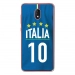 TPU0LENNY5MAILLOTITALIE - Coque souple pour Wiko Lenny 5 avec impression Motifs Maillot de Football Italie