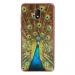 TPU0LENNY5PAON - Coque souple pour Wiko Lenny 5 avec impression Motifs paon qui fait la roue