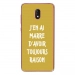 TPU0LENNY5RAISONOR - Coque souple pour Wiko Lenny 5 avec impression Motifs marre d'avoir raison or