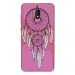 TPU0LENNY5REVEROSE - Coque souple pour Wiko Lenny 5 avec impression Motifs attrape rêve sur fond rose