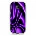 TPU0S7390SOIEMAUVE - Coque Souple en gel transparente pour Galaxy Trend Lite avec impression Motifs soie drapée mauve