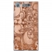 TPU0XPERIAXZ1ARABESQUEBRONZE - Coque souple pour Sony Xperia XZ1 avec impression Motifs arabesque bronze