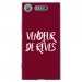 TPU0XPERIAXZ1VENDREVEBORDEAU - Coque souple pour Sony Xperia XZ1 avec impression Motifs vendeur de rêves bordeau