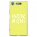 TPU0XPERIAXZ1VENDREVEJAUNE - Coque souple pour Sony Xperia XZ1 avec impression Motifs vendeur de rêves jaune