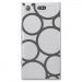 TPU0XZ1COMPRONDSGRIS - Coque souple pour Sony Xperia XZ1 Compact avec impression Motifs ronds gris