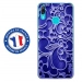 TPU0Y72019ARABESQUEBLEU - Coque souple pour Huawei Y7 (2019) avec impression Motifs arabesque bleu