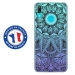 TPU0Y72019MANDALANOIR - Coque souple pour Huawei Y7 (2019) avec impression Motifs Mandala noir