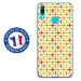 TPU0Y72019RETRO3 - Coque souple pour Huawei Y7 (2019) avec impression Motifs retro 3