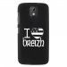 TPU1DES526DRAPBREIZH - Coque souple pour HTC Desire 526 avec impression Motifs drapeau Breton I Love Breizh