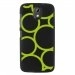 TPU1DES526RONDSVERTS - Coque souple pour HTC Desire 526 avec impression Motifs ronds verts