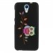 TPU1DES620CHOUETTEBRANCHE - Coque souple pour HTC Desire 620 avec impression Motifs chouette sur une branche