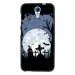 TPU1DES620RIP - Coque souple pour HTC Desire 620 avec impression Motifs tombes