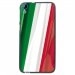 TPU1DES820DRAPITALIE - Coque Souple en gel noir pour HTC Desire 820 avec impression Motifs drapeau de l'Italie