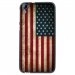 TPU1DES820DRAPUSAVINTAGE - Coque Souple en gel noir pour HTC Desire 820 avec impression Motifs drapeau USA vintage